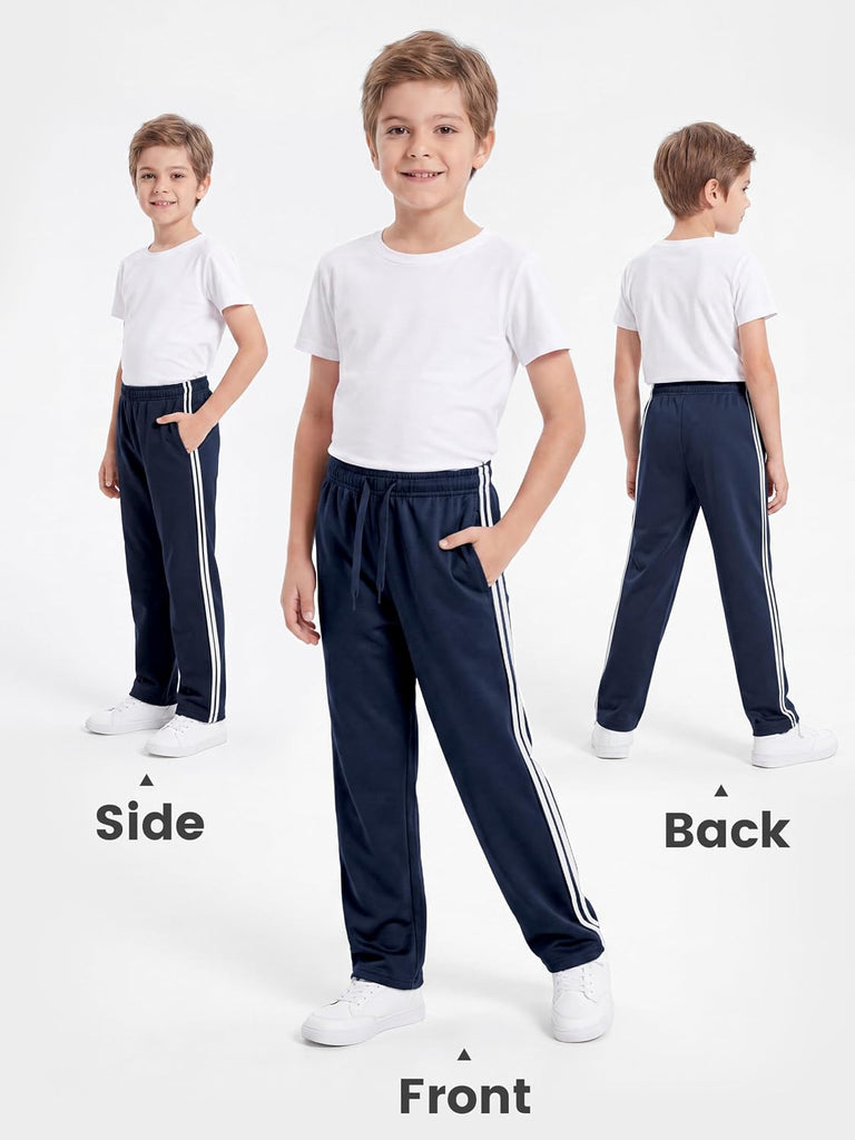 Boys Mesh Athletic Pants, 5 Pack