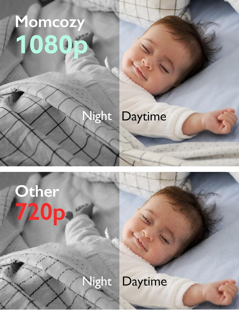 Video Baby Monitor, 5" 1080P HD Baby Monitor with Camera and Audio