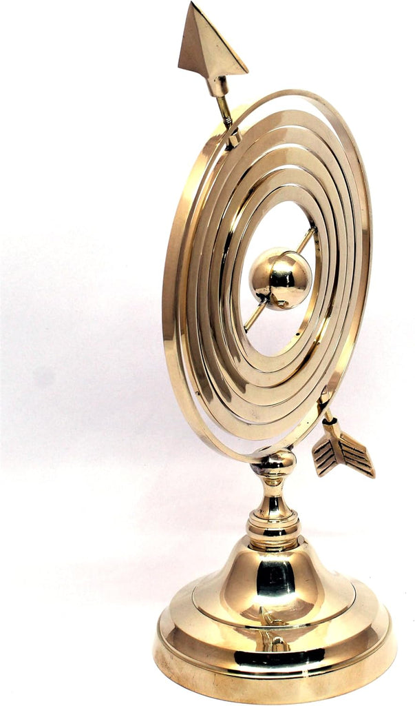 12 inches Large Antique Armillary Sphere Globe Replica, Multicolored