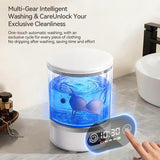 Portable Mini Washing Machine, Upgraded 3-in-1 3L Compact Washer with Spin Dry & Auto Drain,Small Travel Laundry