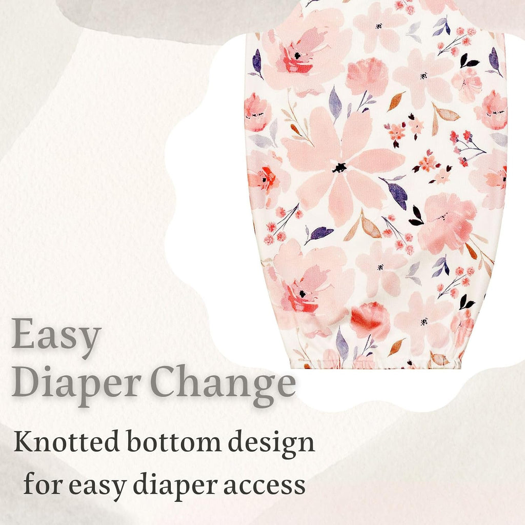 Newborn Baby Sleeper Gown with Beanie