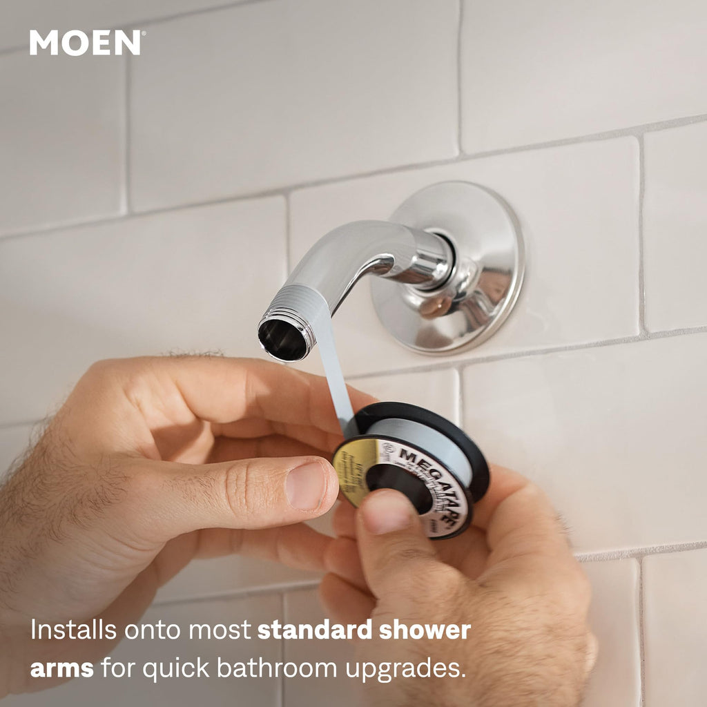 6-Function Handheld Shower Head with Hose, Detachable Hand Shower, Matte Black, 280H1BL