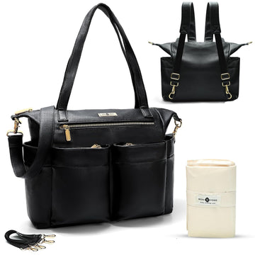 Diaper Bag Tote Leather Diaper Bag Backpack Pañaleras Para Bebe