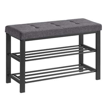 Shoe Bench, Storage Bench, Entryway Bench with Cushion