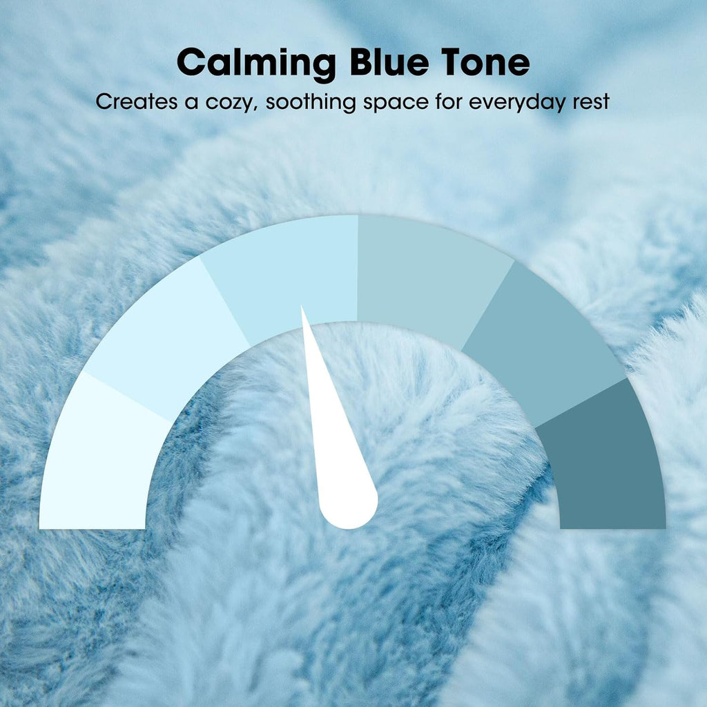 Home Orthopedic Dog Bed for Medium Dogs, Ice Blue