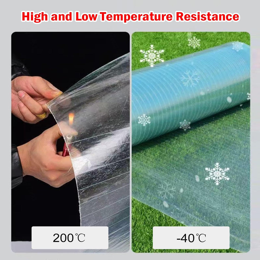 Polycarbonate Roofing Sheet Greenhouse Panels, Greenhouse Roof Covering UV Resistant Rainproof Plastic Roofing for