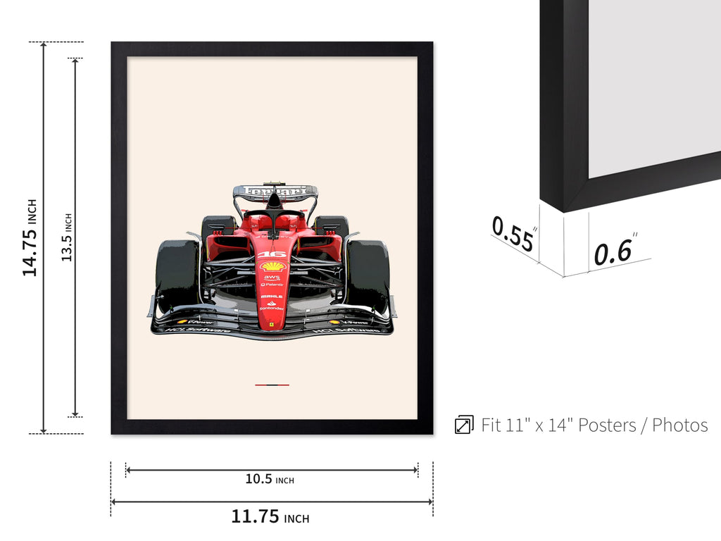 Luxury Sports Car Poster - Italian Race Car Print - Sports Art - Car Racing Art - Gift for Him, Her & Car Enthusiast