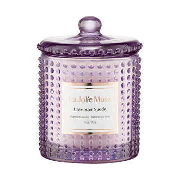 Suede Scented Candles, Natural Soy 55 Hrs