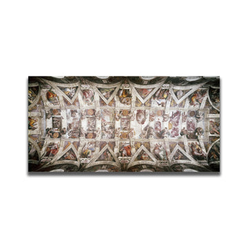 Michelangelo Canvas Wall Art Sistine Chapel Ceiling Poster - Religious Culture Art Renaissance Painting Print Modern