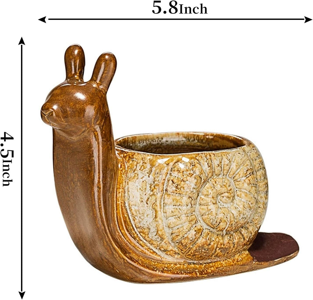 Ceramic Match Holder with Striker, Jar-Shaped Match Holder, Suitable for All Matches, Vintage Home Decor (Yellow)