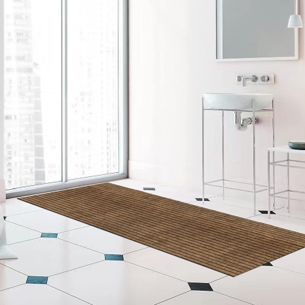 Runner Rug 2 ft x 6 ft Indoor/Outdoor Low Profile, Hallway, Kitchen, Patio, Deck Area, RV, Entryway, Garage, with