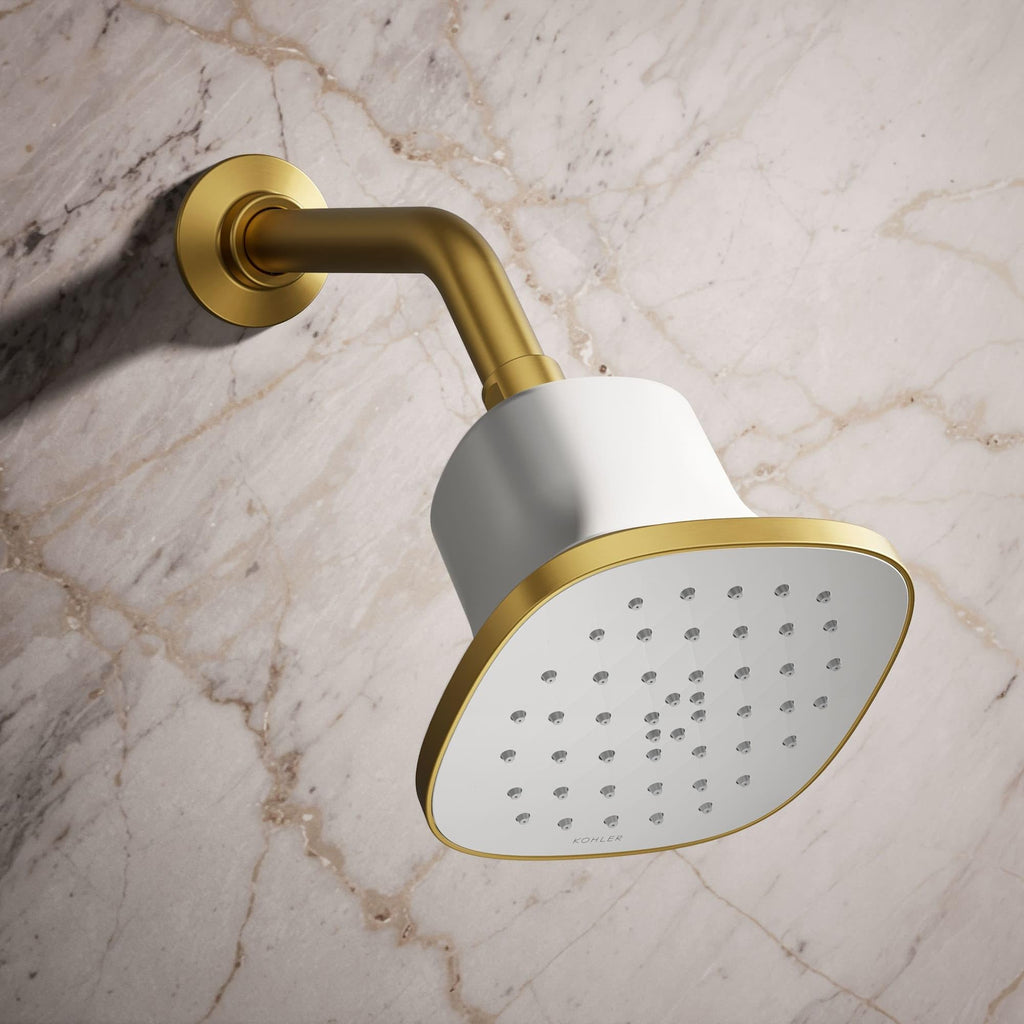 Cinq Square Single-Function Filtered Showerhead, 2.5 GPM, Chrome