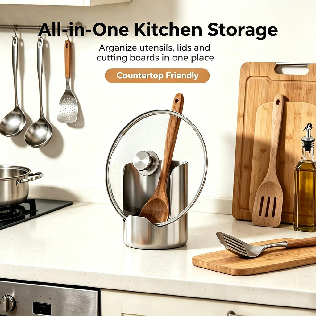 Multi-Functional Kitchen Utensil Holder,Countertop Cooking Tool Storage Cup