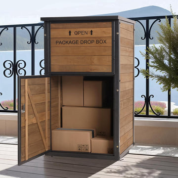 Large Package Delivery Boxes Large Parcel Drop Box with Combination Lockable