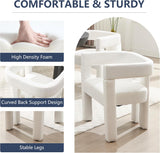 SZLIZCCC Modern Dining Chair Set of 2 / Living Room Chairs, Fabric Armchair