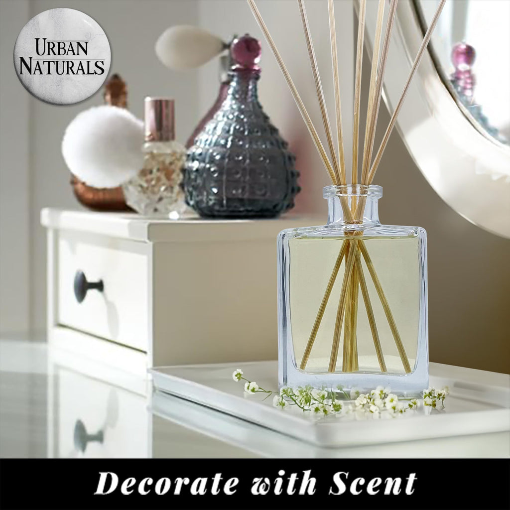 Reed Diffuser Set with Sticks, Oud - Bathroom Shelf Décor