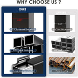 10'x10' Metal Pergola, Outdoor Patio Pergola with Hardtop Ro - Image 6