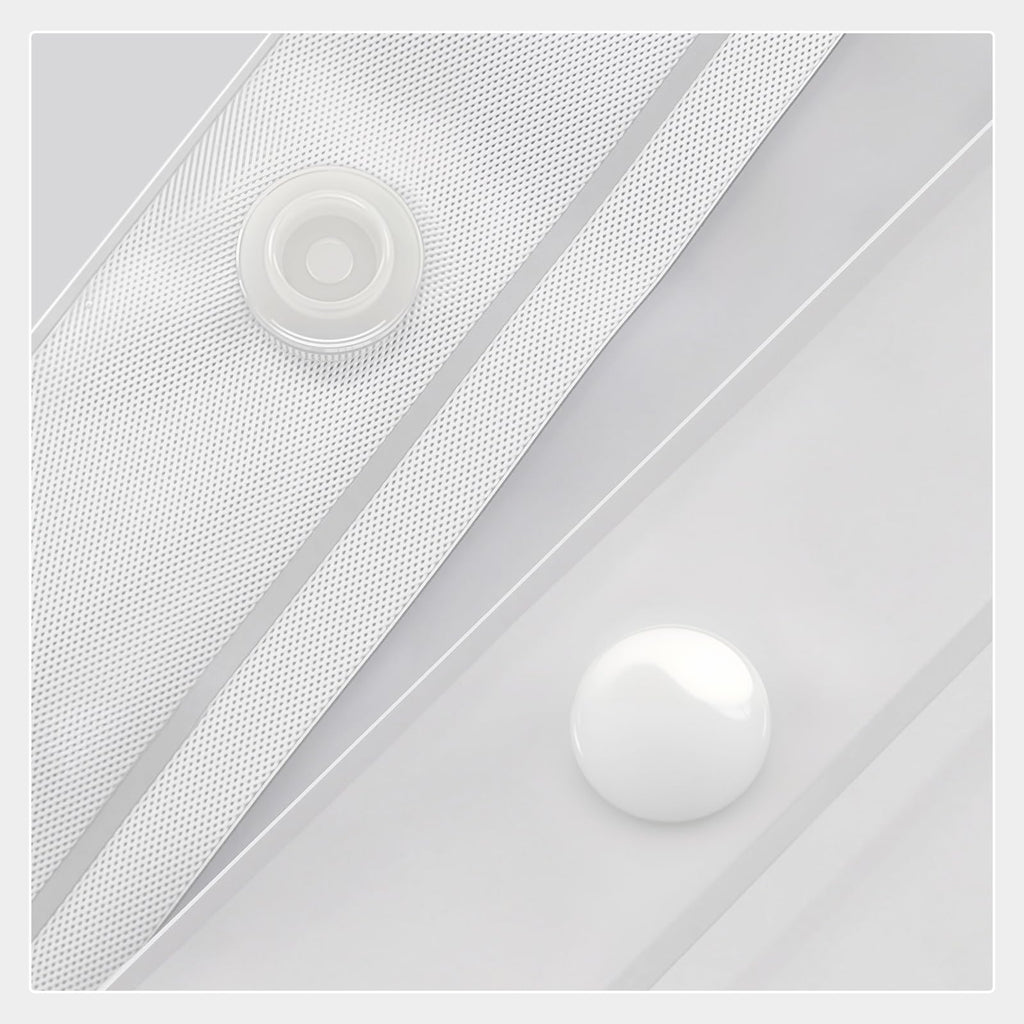 2 Pack Plastic Snap in Shower Curtain Liner Replacement, 70Wx54H