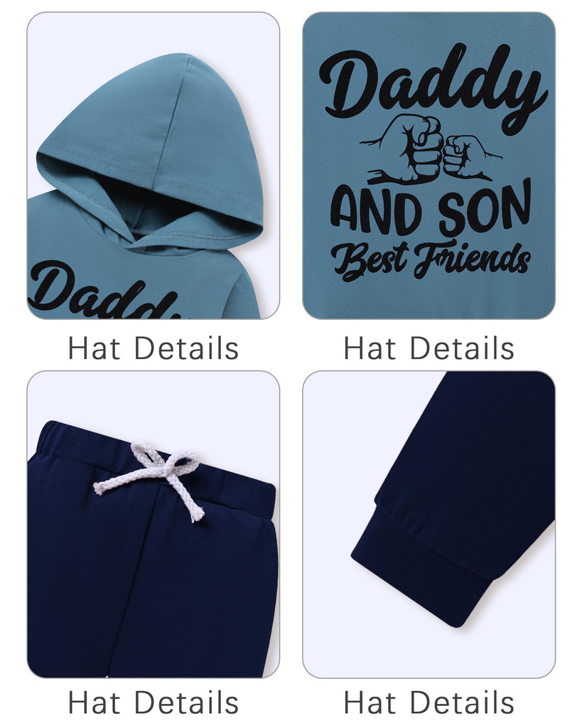 Toddler Boys Clothes Fall Winter Hoodie Sweatsuit Outfits Set