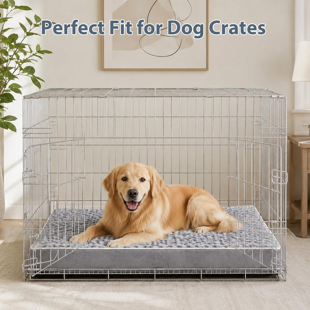 Orthopedic Washable XL Extra Large Dog Beds for Senior Dogs, Grey