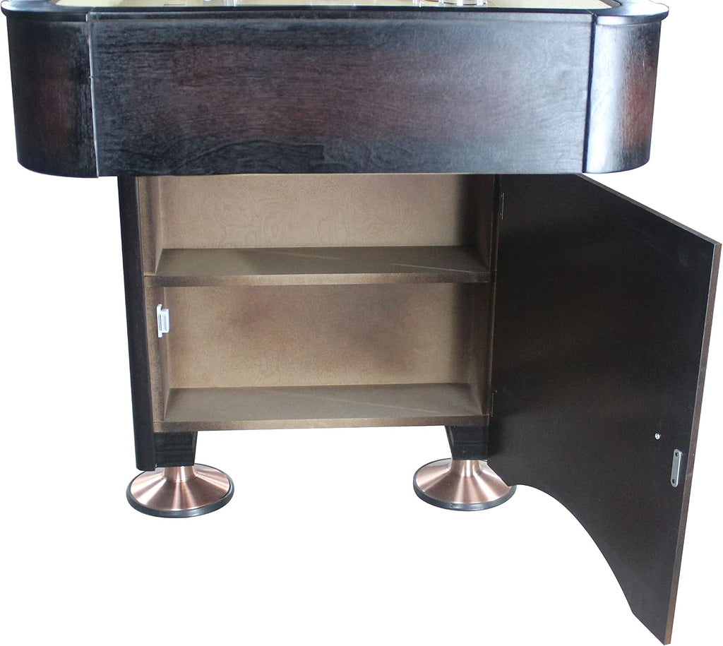 Espresso 16' 2 Piece Construction Shuffleboard Table