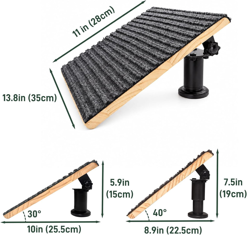 Adjustable Dog Ramp for Stairs - Non-Slip Steps for Senior Dogs