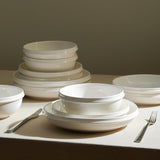 Verso 12-Piece Dinnerware Set Porcelain, White