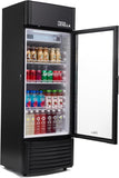PRF657DX Glass Door Display Refrigerator 6.5 cu ft Commercial Beverage Cooler Me