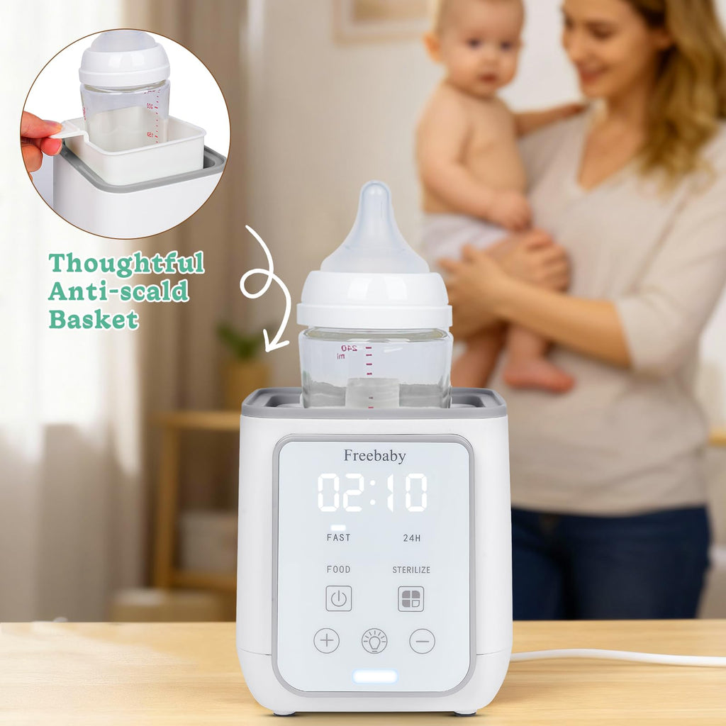 Bottle Warmer,Fast Baby Bottle Warmer for Breast Milk & Formula, Accurate Temperature Control,Milk Warmer for All