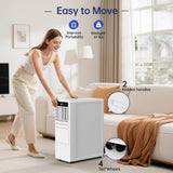12000BTU Portable Air Conditioners with Remote, Floor Standing Cooling Portable AC Unit with Fan & Dehumidifier