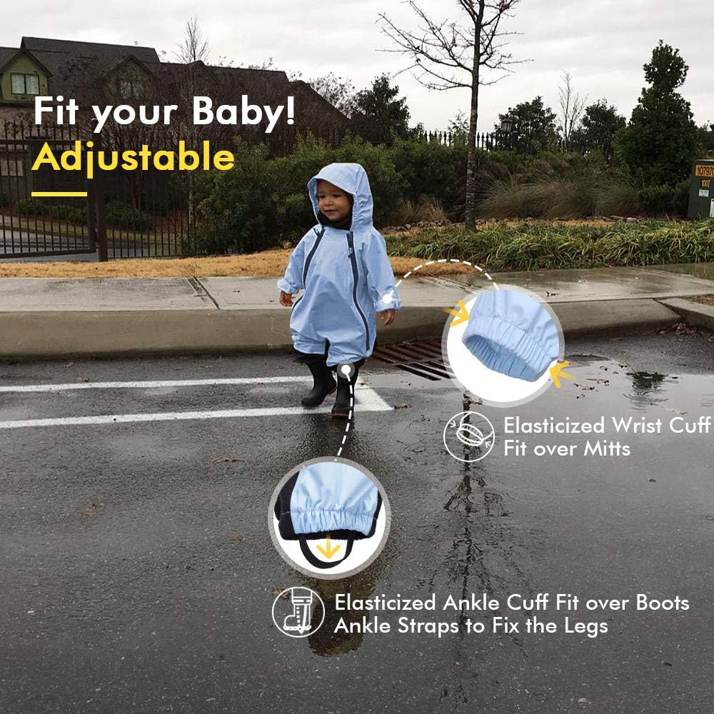 Kids Toddler Rain Suit Muddy Buddy Waterproof Coverall