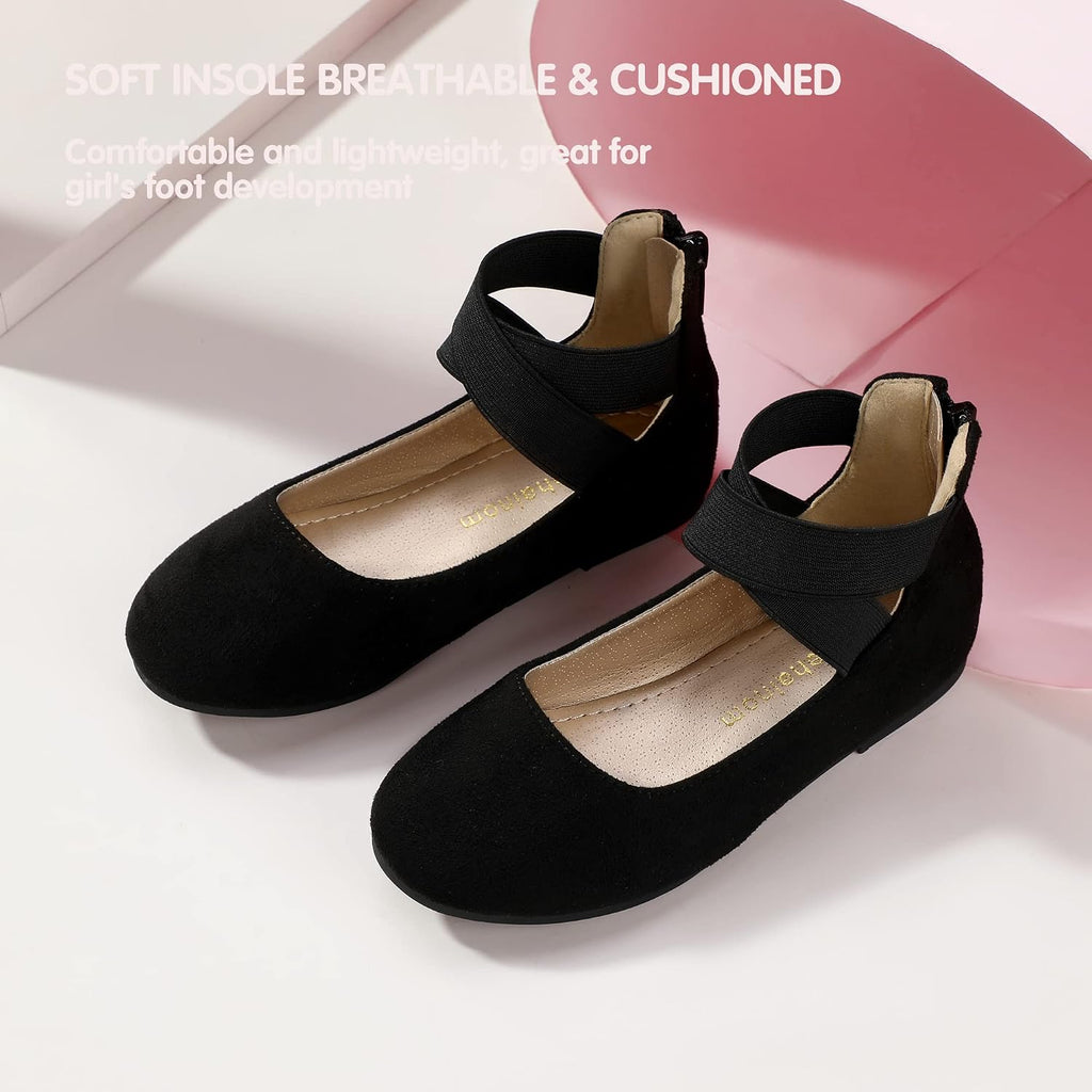 Girls Dress Shoes Toddler Kids Mary Jane Ballet Flats