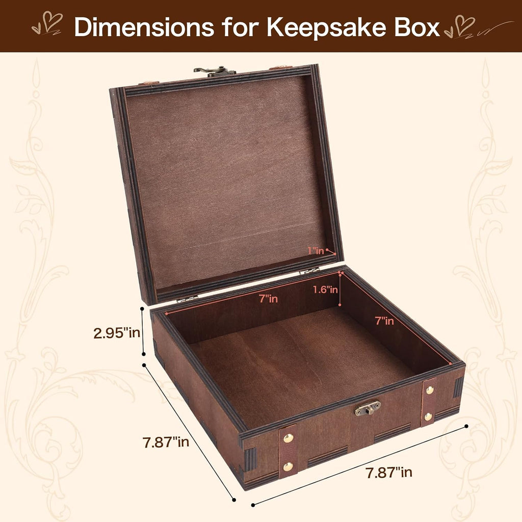 Tree of Life Wooden Keepsake Box Memory Tarot Witch Box with Lids