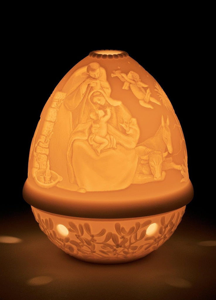 Nativity Lithophane. Porcelain Litophane.