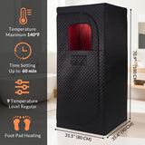 Dry Infrared Sauna, Red Light Therapy Saunas for Relaxation, Detox and Muscle Relief