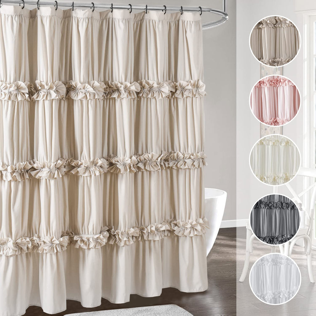 Camel Ruffle 72" W x 72" H