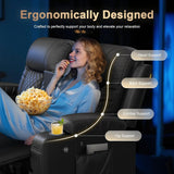 Loveseat Recliner Sofa, Home Theater Seating with Center Console