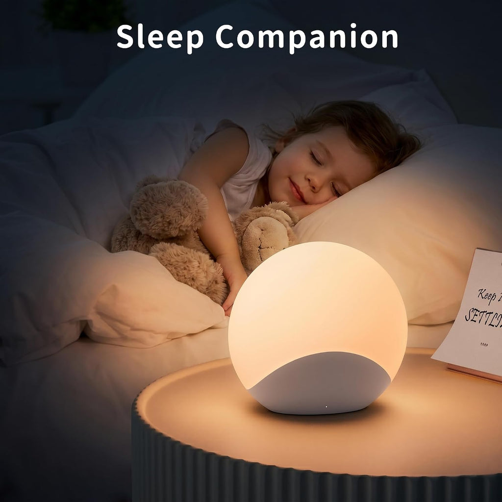 Baby Nursery Night Light, Portable Touch Rechargeable Egg Lights
