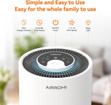 Air Purifier for Bedroom with HEPA 3-in-1 Filter, Pet Air Purifier for Home Cat Pee Smell, Covers Up