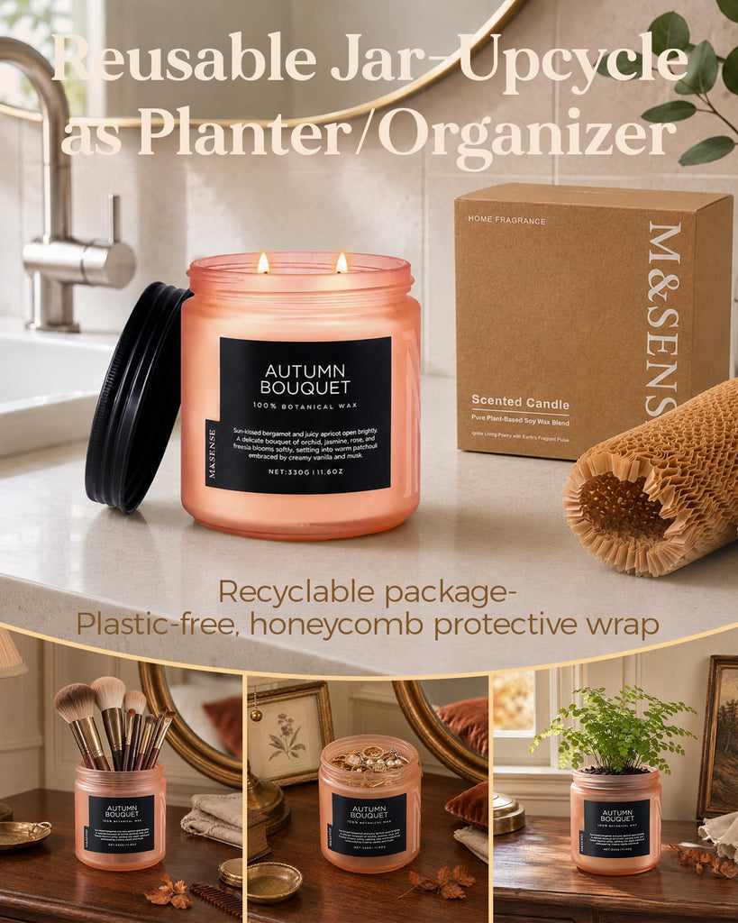 Goldenharvest Scented Candle Fruit Grain Fragrance for Autumn Home