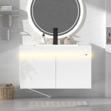AHB 30 inch Bathroom Vanity W/Sink Combo, High Gloss Bathroom Cabinet