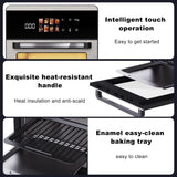 18QT Large Air Fryer Oven with Touch Screen Display, 10-in-1 Air Fry, Roast, Bake, Broil, Dry, Frozen, Proof Combo