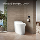 K-77795 Eir Comfort Height One-Piece Elongated, Dual-Flush, Smart Toilet with Bidet Built In, White