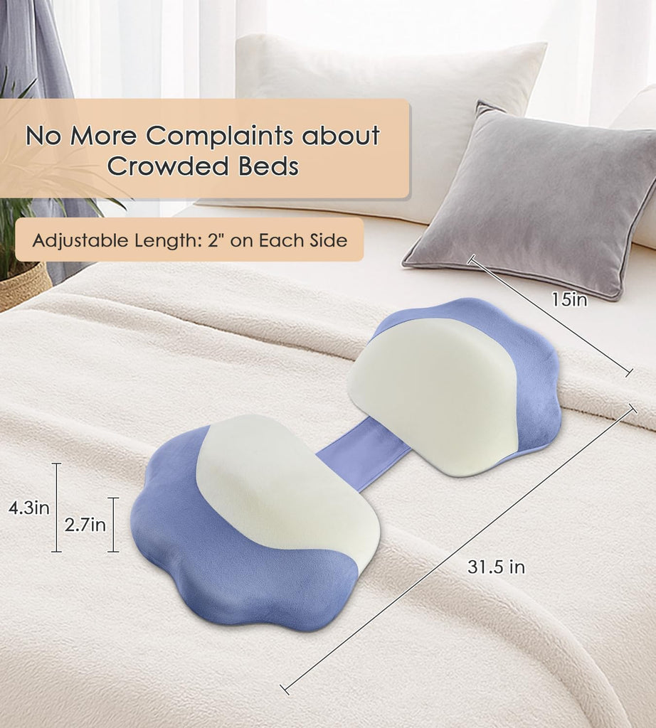 Memory Foam Pregnancy Pillow Maternity Wedge Pillow for Side Sleeper