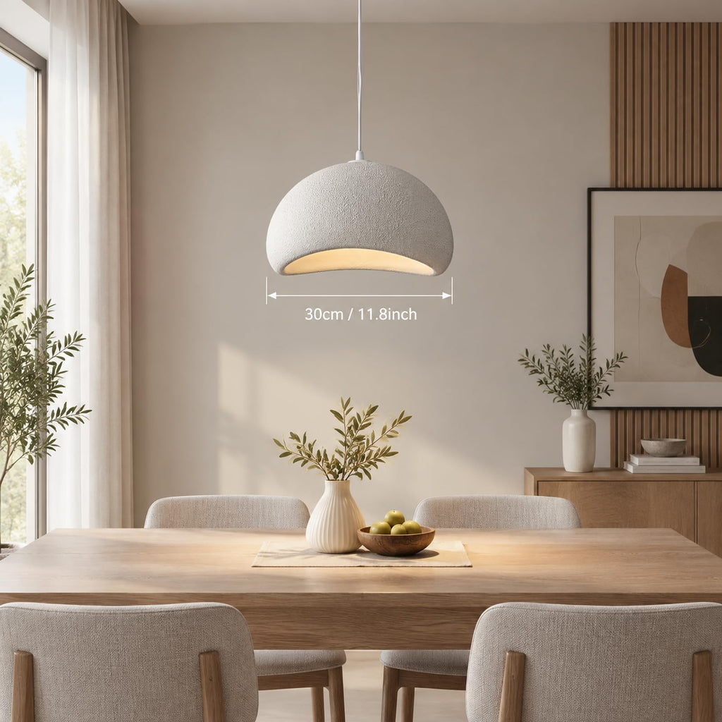 30cm Mini Size Wabi Sabi Pendant Light Kitchen Entryway Modern Hanging Lamp E26 Base Japanese Style Bird Nest Shape