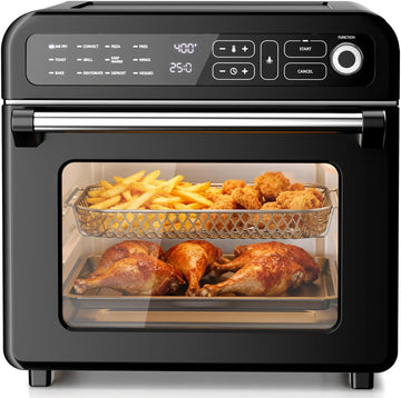 18QT Air Fryer Toaster Oven Combo, 12-in-1 Countertop Convection Airfryer Oven, Adjustable 70 - 450℉