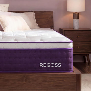 King Mattress 14 Inch Hybrid Mattress in a Box, Soft Medium Plush | Pocketed Springs and Gel Memory Foam, Medium