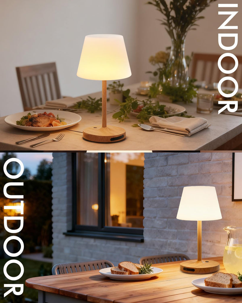 Outdoor Waterproof Shower Lamp, 5200mAh Rechargeable Bathroom Lamp