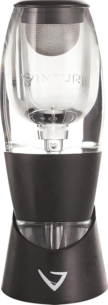 Wine Aerator Pourer and Decanter for Red Wines Patented Design Perfectly Aerates Wines By The Glass or Bottle