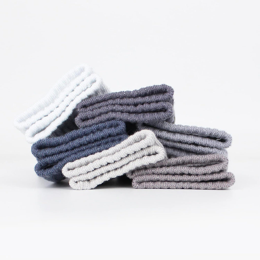 Baby Grip Ankle Socks 6 Pairs | Infant Toddlers Sock Organic Cotton | Kids Boys Girls Ankle
